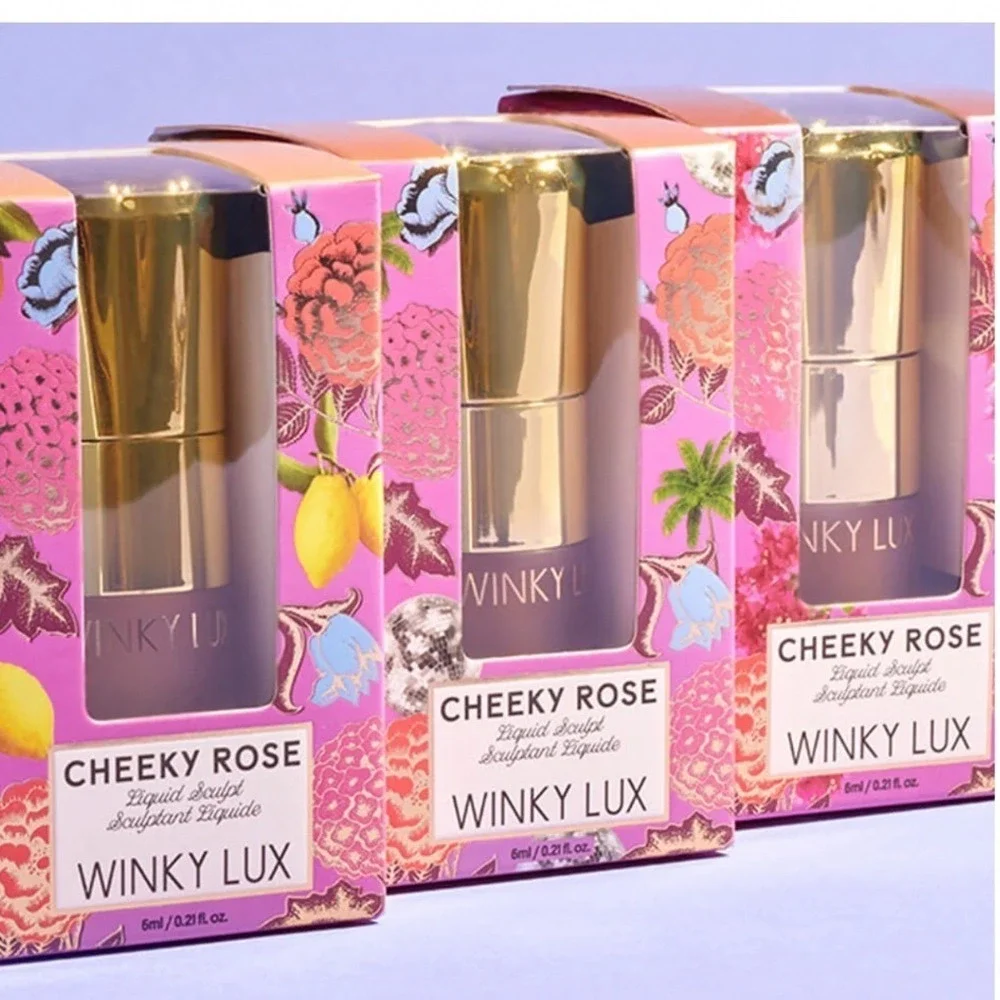 Winky Lux Cheeky Rose Liquid Sculpt Gel-Cream Bronzer Amalfi 6ml New